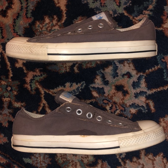 Converse Slip on Sneakers in Taupe - Picture 6 of 10